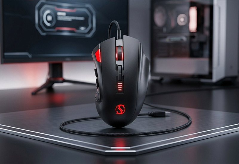 12-Key-Programmable-Optical-Gaming-Mouse-12000DPI-RGB-Mouse-Model-G20-Features-&-Highlights