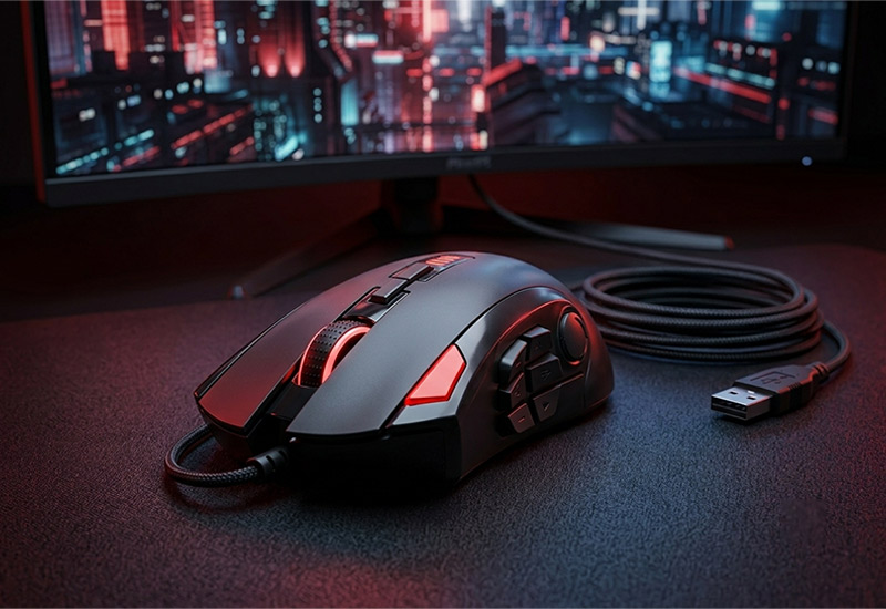 12-Key-Programmable-Optical-Gaming-Mouse-12000DPI-RGB-Mouse-Model-G20-Technical-Introduction
