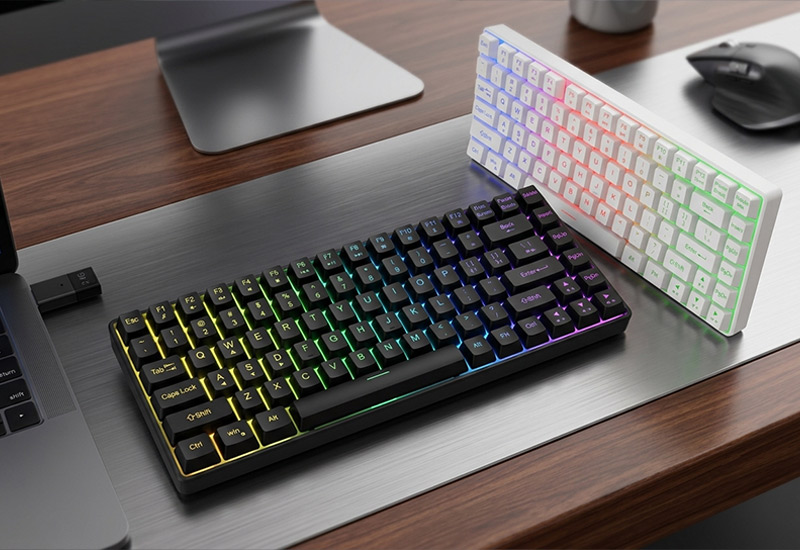 2.4G-84-Keys-RGB-Illumination-Membrane-Keyboard-Wireless-Dual-Mode-Keyboard-Model-KG84-W-Technical-Introduction