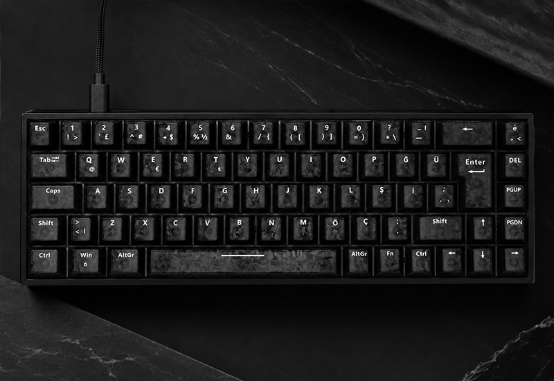 68 Keys Optional Outemu Magnetic Switch Mechanical Keyboard RGB Backlit Detachable Type-C Wired Gaming Keyboard Model VL68 Description2