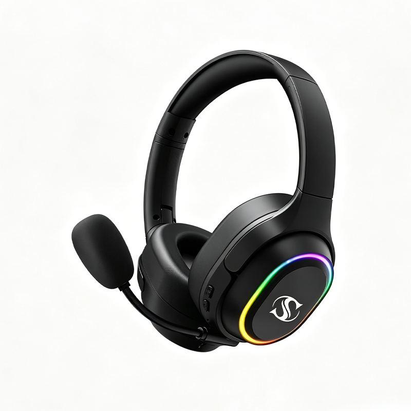 ANC Noise Cancelling Tri-Mode Gaming Headset 40mm Driver Dual Mic 7.1 Surround RGB Headphone Model S200
