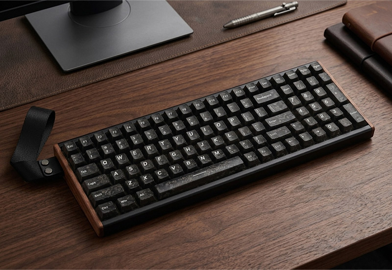 CNC-Full-Aluminum-Alloy-Wooden-Trim-Hot-Swappable-Magnetic-Axis-Wired-Gaming-Keyboard-With-Dual-8K-Performance-&-RGB-Lighting-VLC96-Technical-Introduction