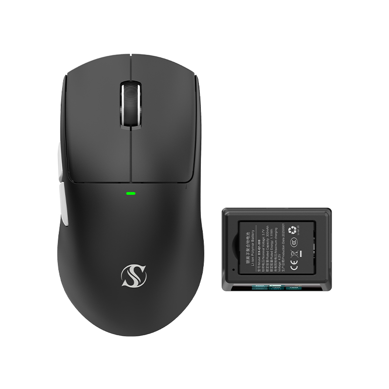 55g±3g Ultra-Light Tri-Mode Programmable Gaming Mouse PAW3395/3950 Optional 8KHz 30000DPI Dual Battery G15-2