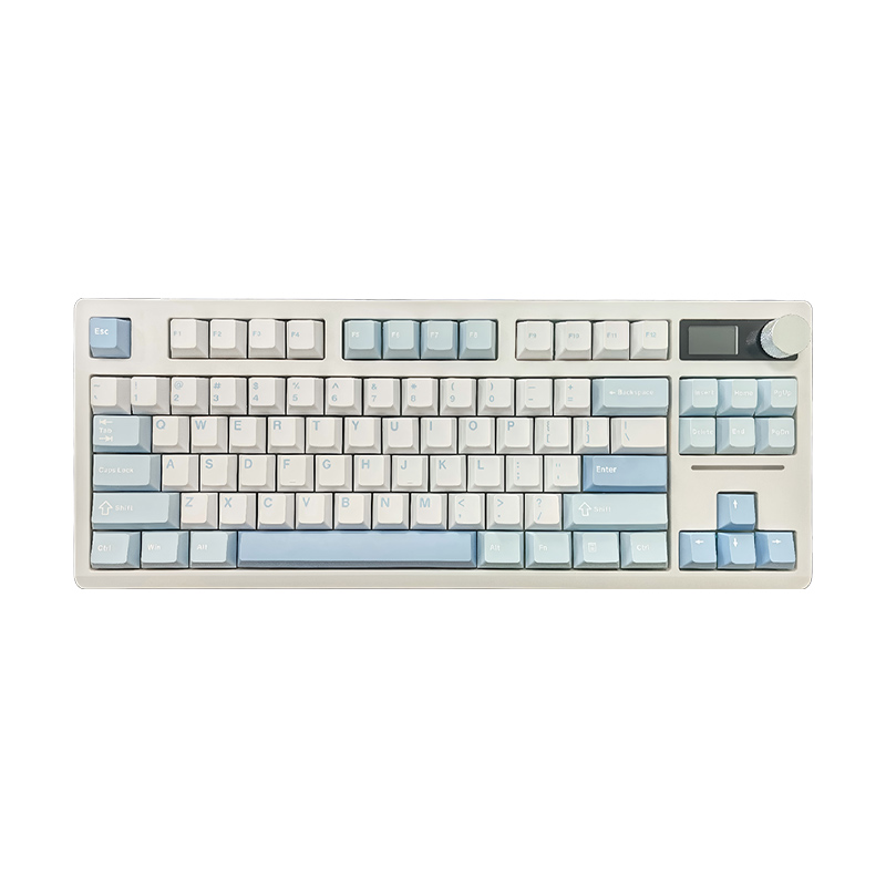 Tri-Mode Gasket Hot-Swappable Mechanical Keyboard With PBT Keycaps & RGB Side Light CMK12T
