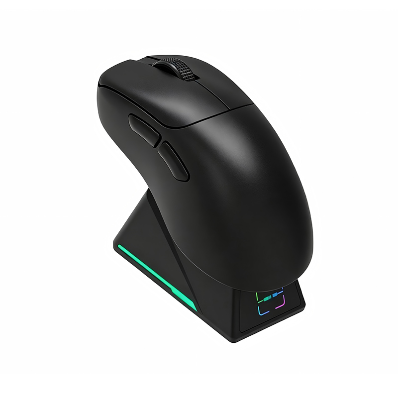 Lightweight Tri-Mode Gaming Mouse 6 Programmable Keys With Display Charging Dock Model G18