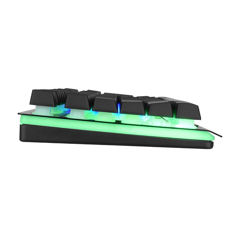 Wireless 104 Keys Membrane Keyboard with Aluminum Panel Keyboard Model NK85-W