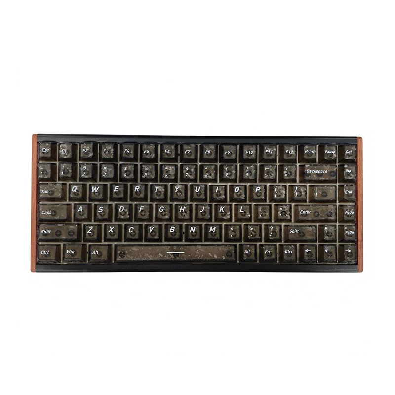 84 Keys Full CNC Aluminum Case Magnetic Switch Mechanical Keyboard Hot-swappable Outemu Switch 8K Polling Rate RT Rapid Trigger Carbon Fiber Keycap Gaming Keyboard Model VLC84