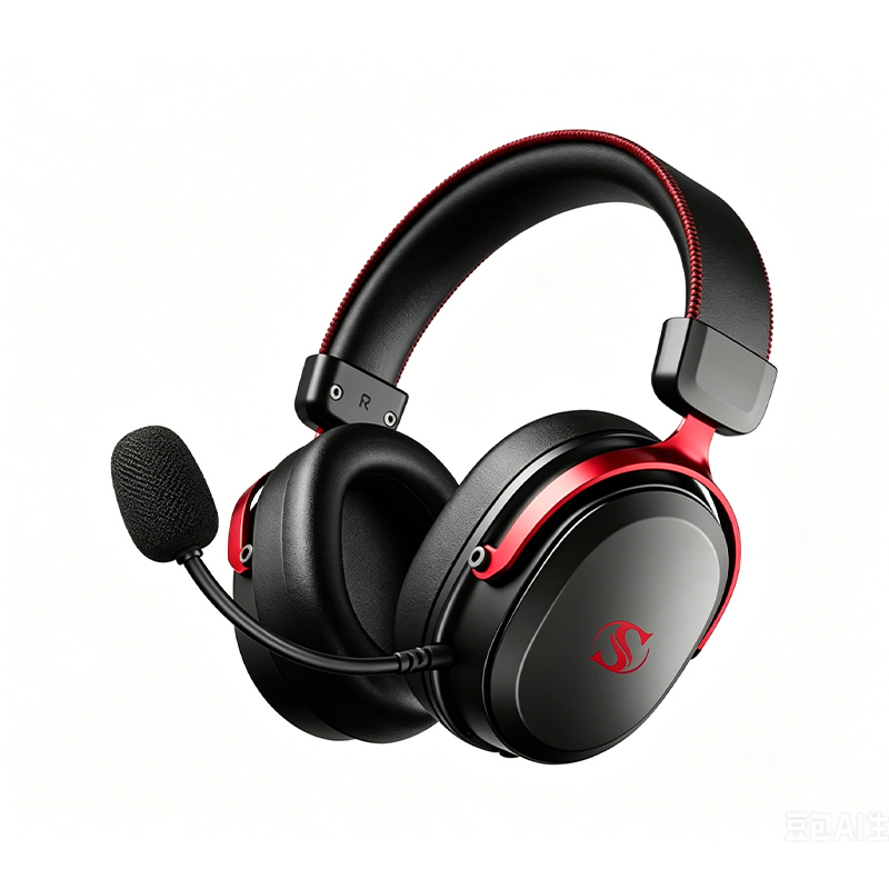 50mm Driver Detachable Foldable Mic RGB Magnetic Earcup Cover Headphone Model L1