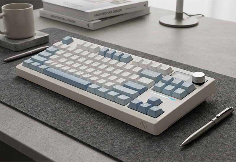 Tri-Mode-Gasket-Hot-Swappable-Mechanical-Keyboard-With-PBT-Keycaps-&-RGB-Side-Light-CMK12T-Features-&-Highlights