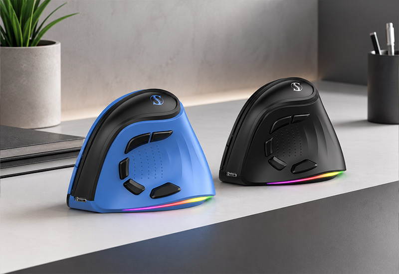Vertical-9-Key-Ergonomic-Wired-Gaming-Mouse-RGB-Programmable-Mouse-Model-G53-Technical-Introduction