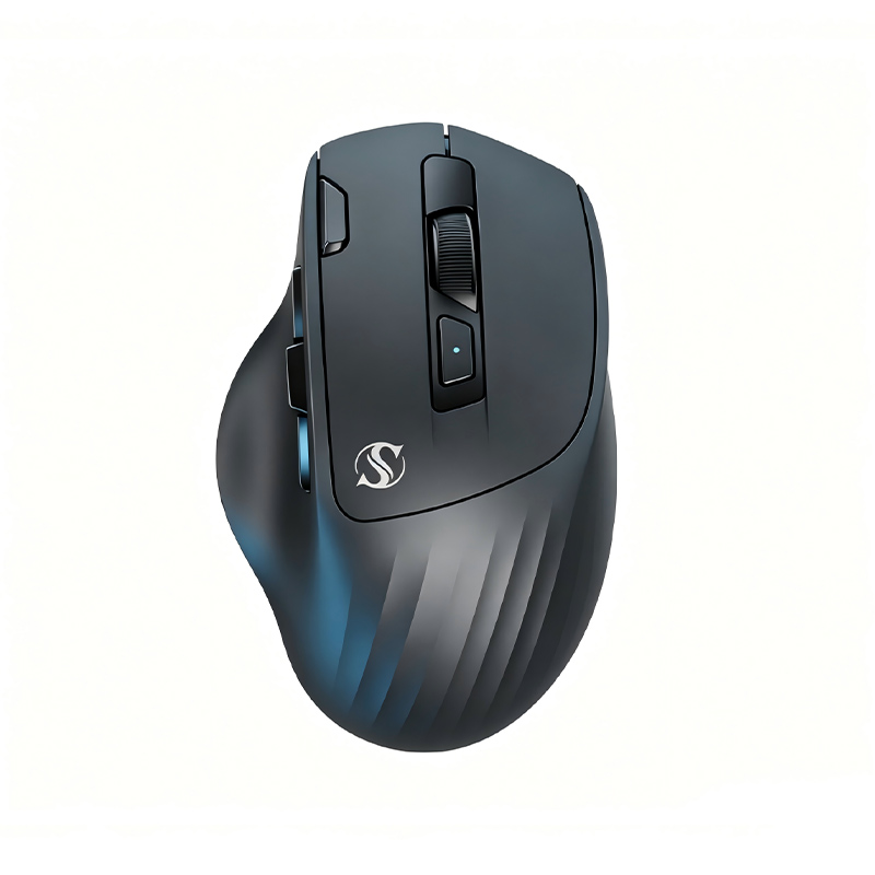 Ergonomic 25° Vertical Tri-Mode Office Mouse Silent Switches Fire Button RGB 500mAh Model M155